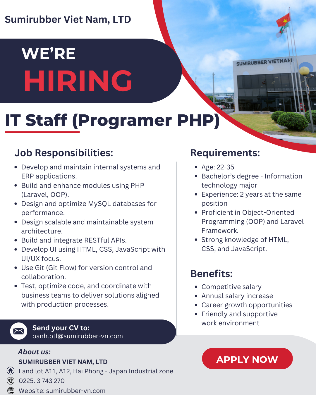 Nhân viên IT (Lập trình viên PHP)